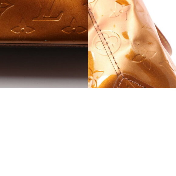 Louis Vuitton Reed handbag leather vernis brown - Picture 10 of 10